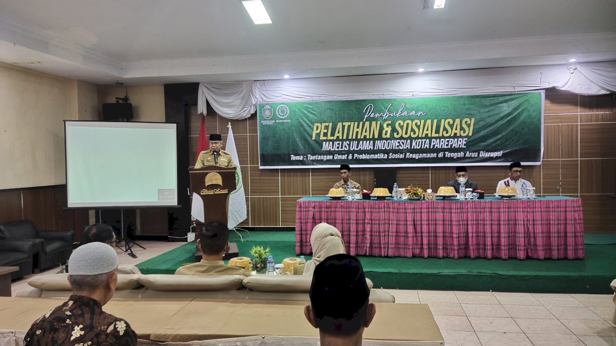 Wali Kota Parepare Buka Pelatihan dan Sosialisasi MUI