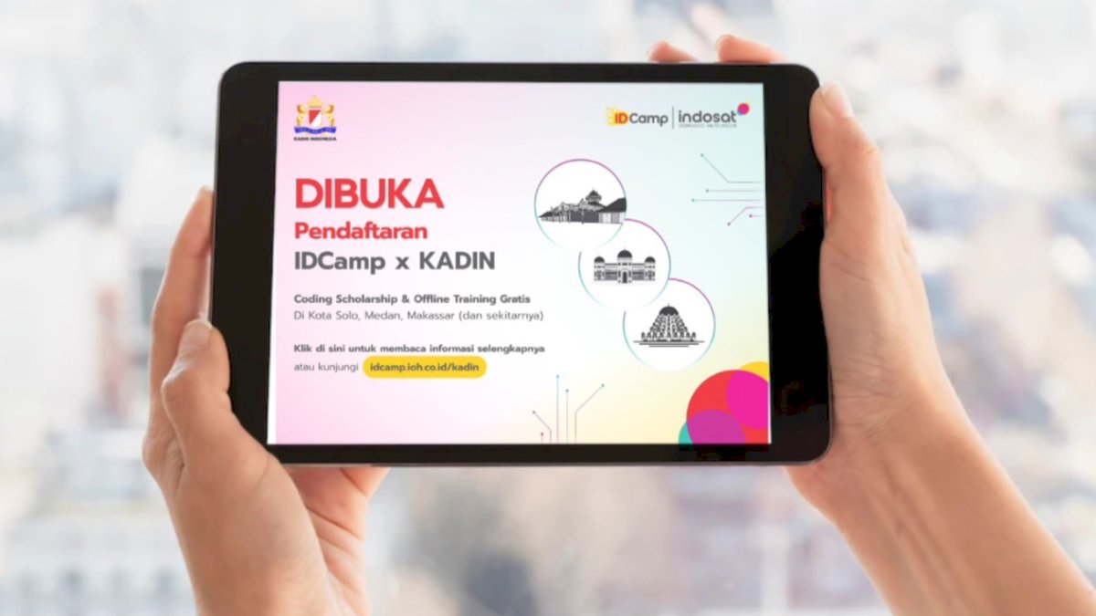 IOH Buka Pendaftaran IDCamp X KADIN 2023, Pemenang Akan Diberi Beasiswa