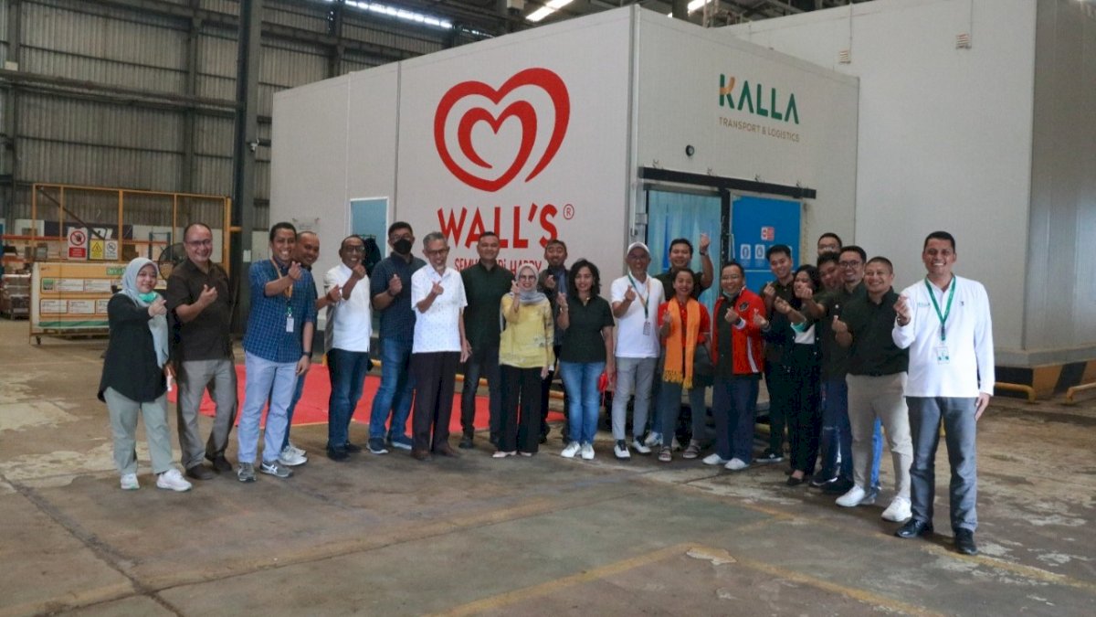 Kuatkan Partnership, President Director Unilever Berkunjung ke Cold Storage Kalla Logistics