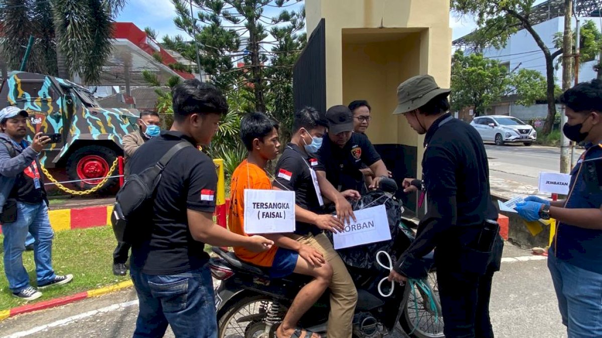 Rekonstruksi Pembunuhan Bocah di Makassar, 35 Adegan di 9 TKP