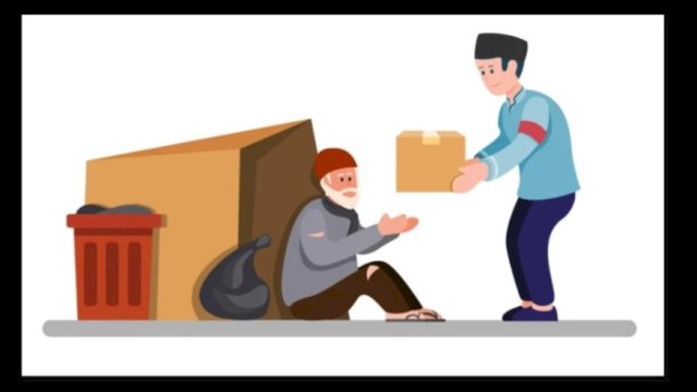 Berbagi makanan menjadi salah satu amalan yang dapat dilakukan dalam bulan Rajab (dokumen: NU Online).