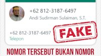 Awas Tipu-tipu, Nama Gubernur Andi Sudirman Dicatut