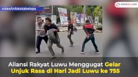 VIDEO: Aliansi Rakyat Luwu Menggugat Gelar Unjuk Rasa di Hari Jadi Luwu ke-755
