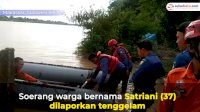 VIDEO: Wanita Terjatuh dari Kapal Penyeberangan di Sungai Jeneberang, Basarnas Sulsel Lakukan Pencarian