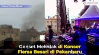VIDEO: Genset Meledak di Konser Fiersa Besari di Pekanbaru