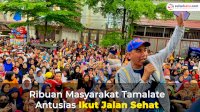 VIDEO: Ribuan Masyarakat Tamalate Antusias Ikut Jalan Sehat Bareng Anak Rakyat