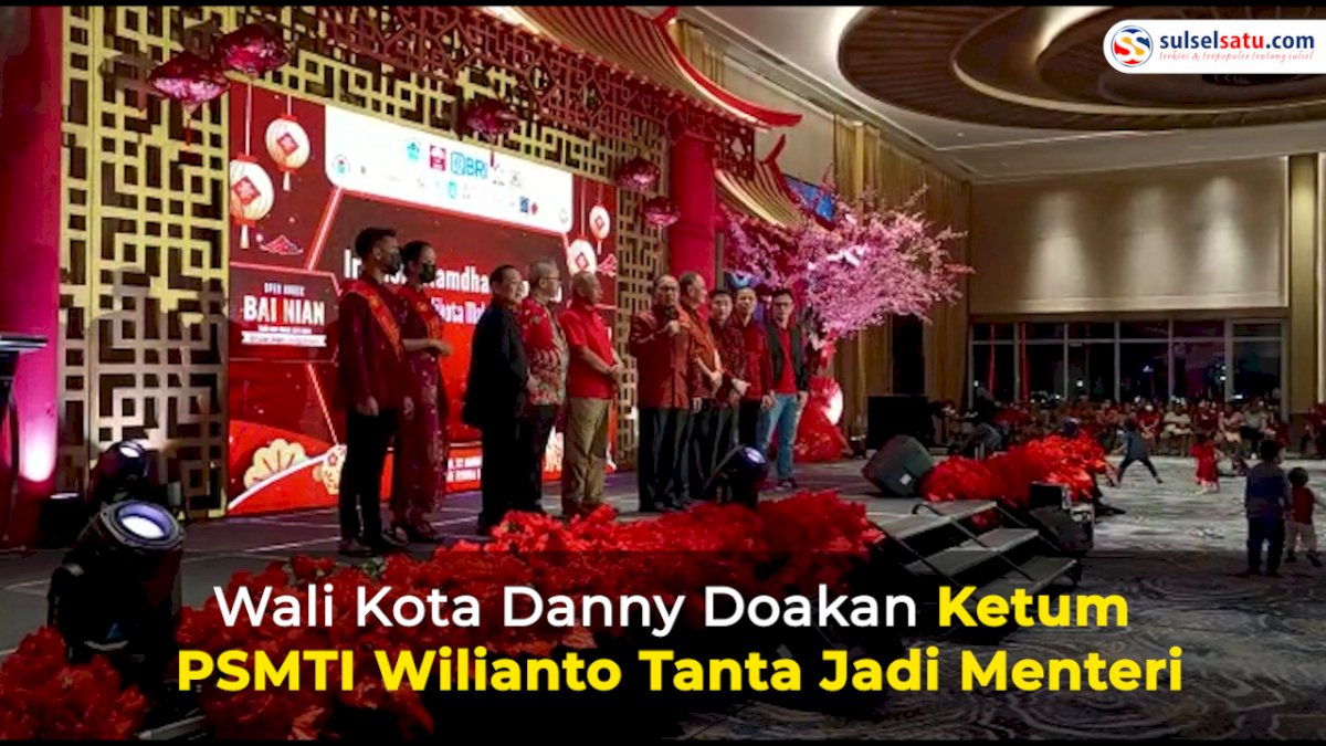 VIDEO: Wali Kota Danny Doakan Ketum PSMTI Wilianto Tanta Jadi Menteri