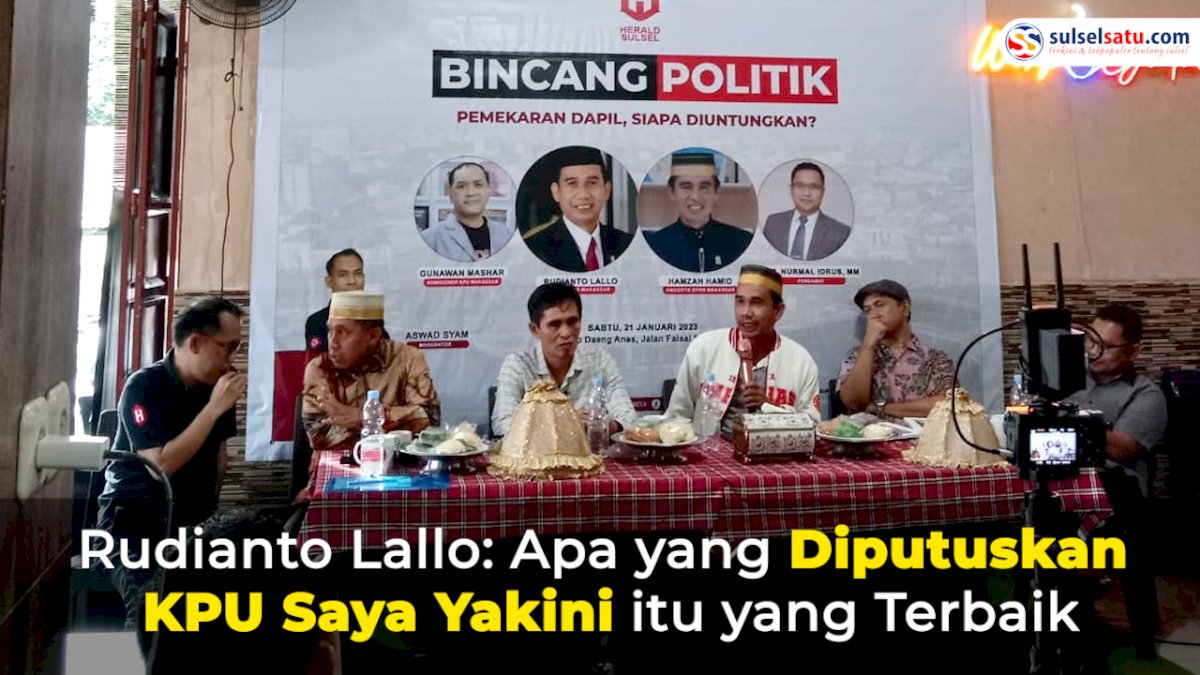 VIDEO: KPU Tambah Dapil, Rudianto Lallo: Apa yang Diputuskan KPU Saya Yakini itu yang Terbaik