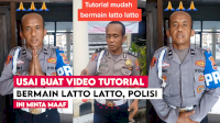 VIDEO: Usai Buat Video Tutorial Bermain Latto-latto, Polisi Ini Minta Maaf
