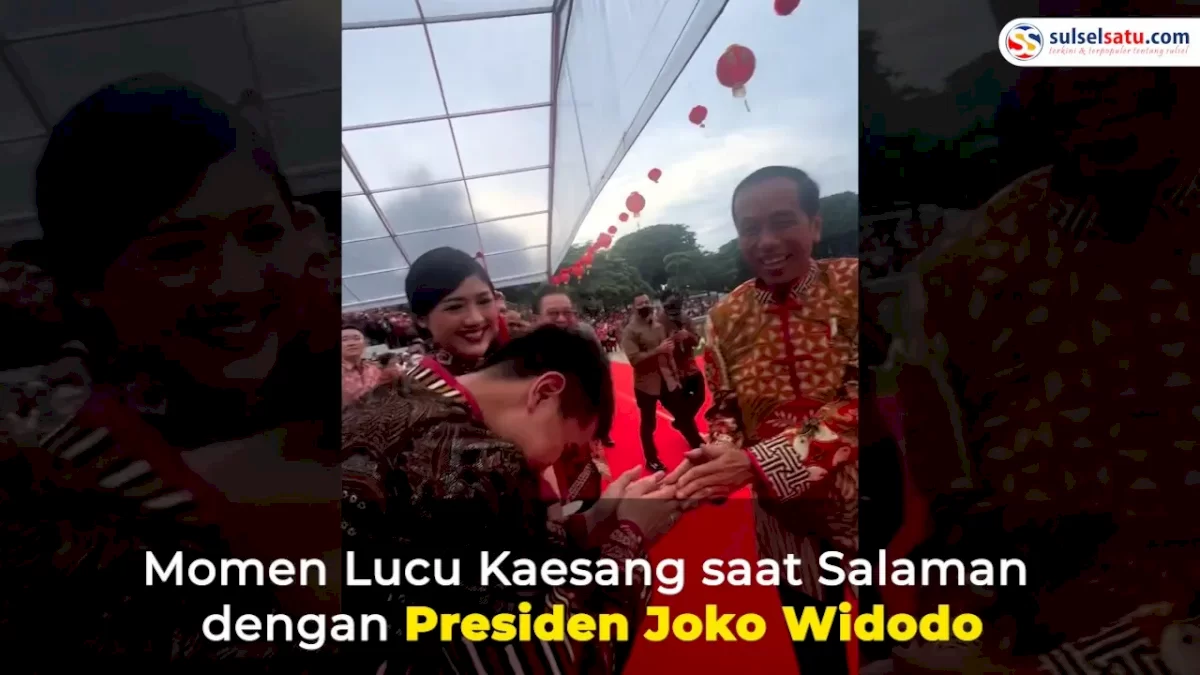 VIDEO: Momen Lucu Kaesang saat Salaman dengan Presiden Joko Widodo