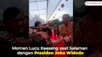 VIDEO: Momen Lucu Kaesang saat Salaman dengan Presiden Joko Widodo