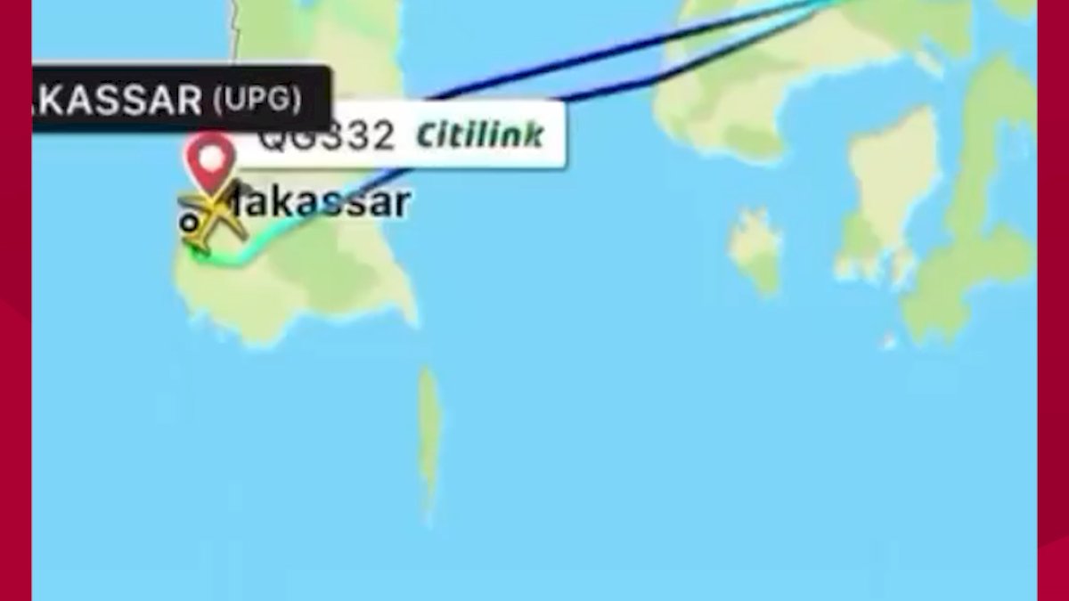 VIDEO: Dua Pesawat Gagal Mendarat di Bandara Haluoleo Putar Balik Lagi ke Makassar
