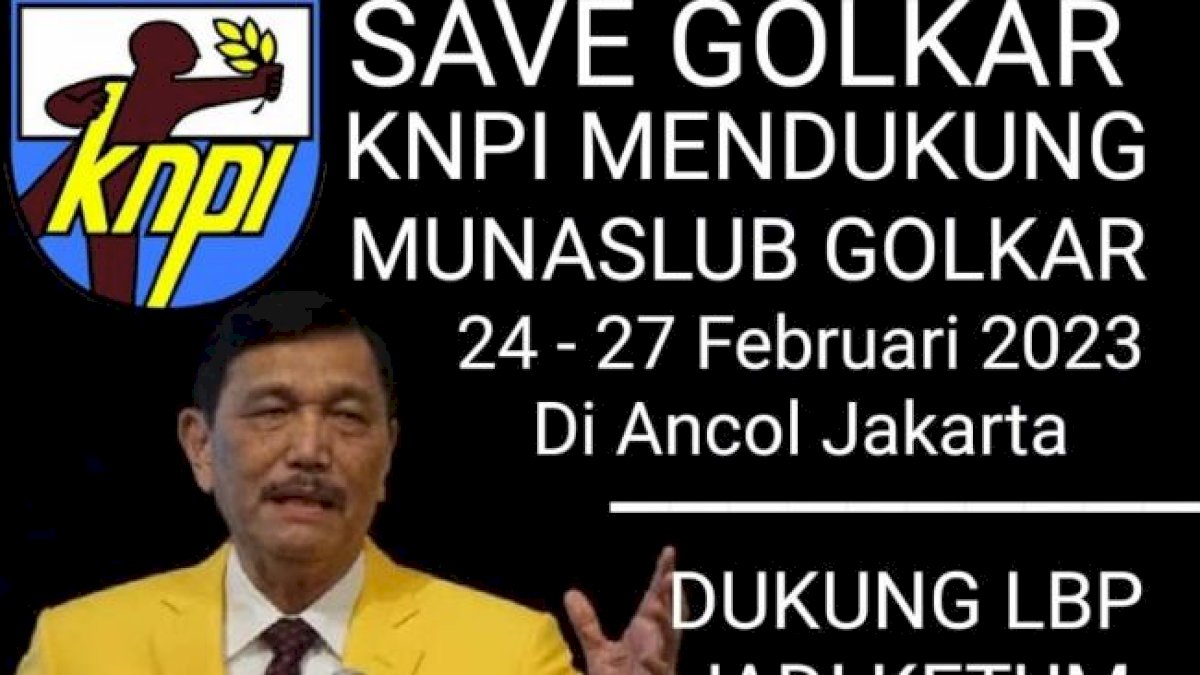 Isu KNPI Dukung Munaslub Golkar, Airlangga: KNPI Ormas Golkar, Bukan? Ya Sudah