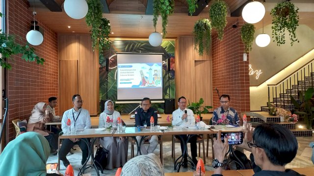 Pertemuan BI Sulsel bersama media di Makassar (Sri Wahyu Diastuti / Sulselsatu.com)