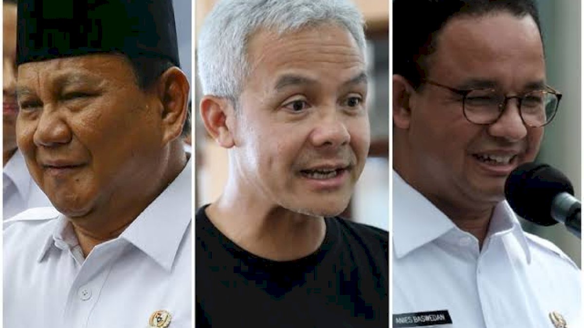 Survei SPIN: Elektabilitas Prabowo Teratas, Anis-Ganjar Saling Pepet, AHY?