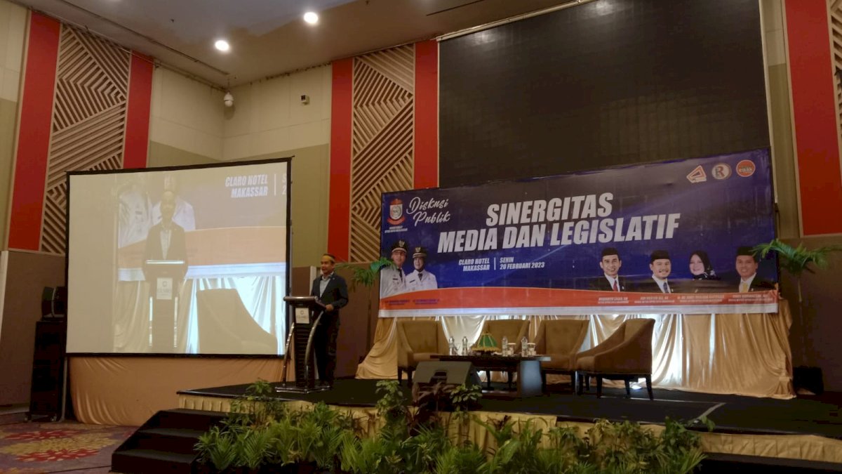 DPRD Makassar Gelar Diskusi Bersama Awak Media, Rudianto Lallo Ingatkan Kesejahteraan Jurnalis Diperhatikan