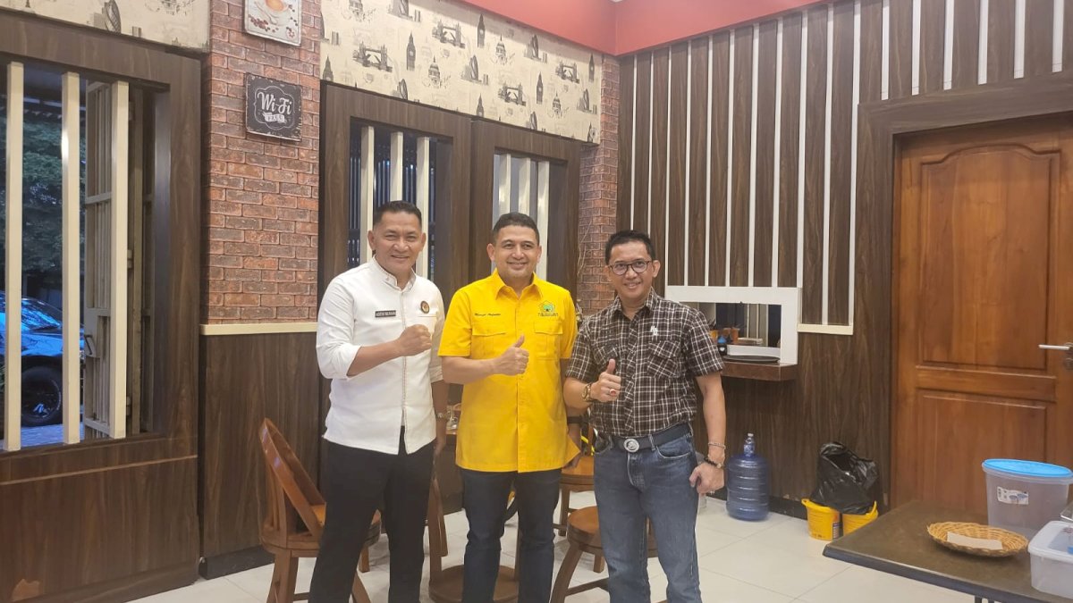 Adeni Muhan Temui Ketua Golkar Makassar Munafri Arifuddin, Ini yang Dibicarakan