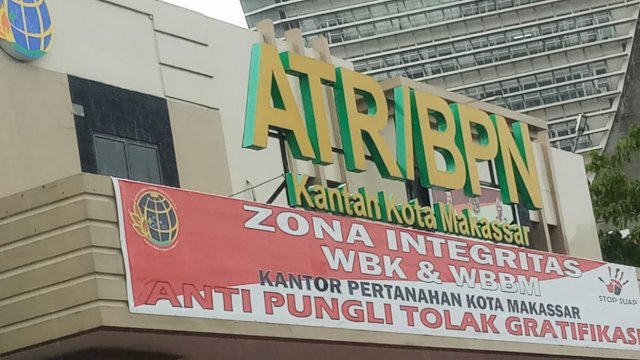 ATR/BPN Makassar. (Foto: Int)