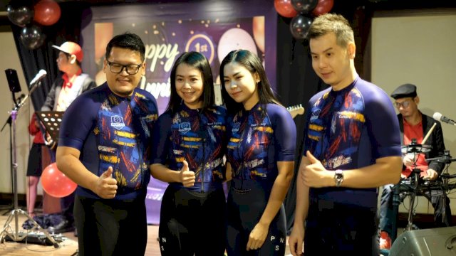 Perayaan ulang tahun pertama club sepeda RCC (dokumen: istimewa)