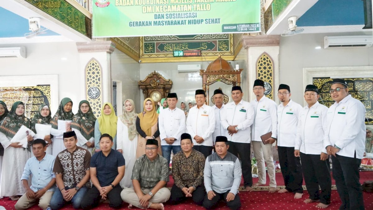 Camat Tallo Hadiri Pelantikan BKMM DMI Kecamatan Tallo