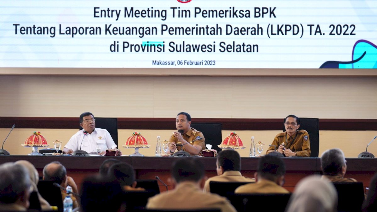 Gubernur Sulsel Bersama BPK Komitmen Hadirkan Pemerintahan yang Bersih