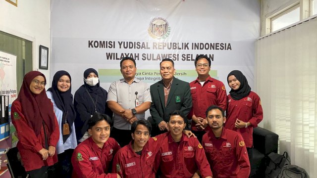 Mahasiswa IPPS UIN Alauddin Makassar magang di Komisi Yudisial RI Sulsel (dokumen: istimewa)