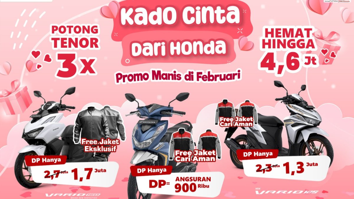 Tidak Ketinggalan Rayakan Hari Kasih Sayang, Astra Motor Sulsel Berikan Kado Spesial