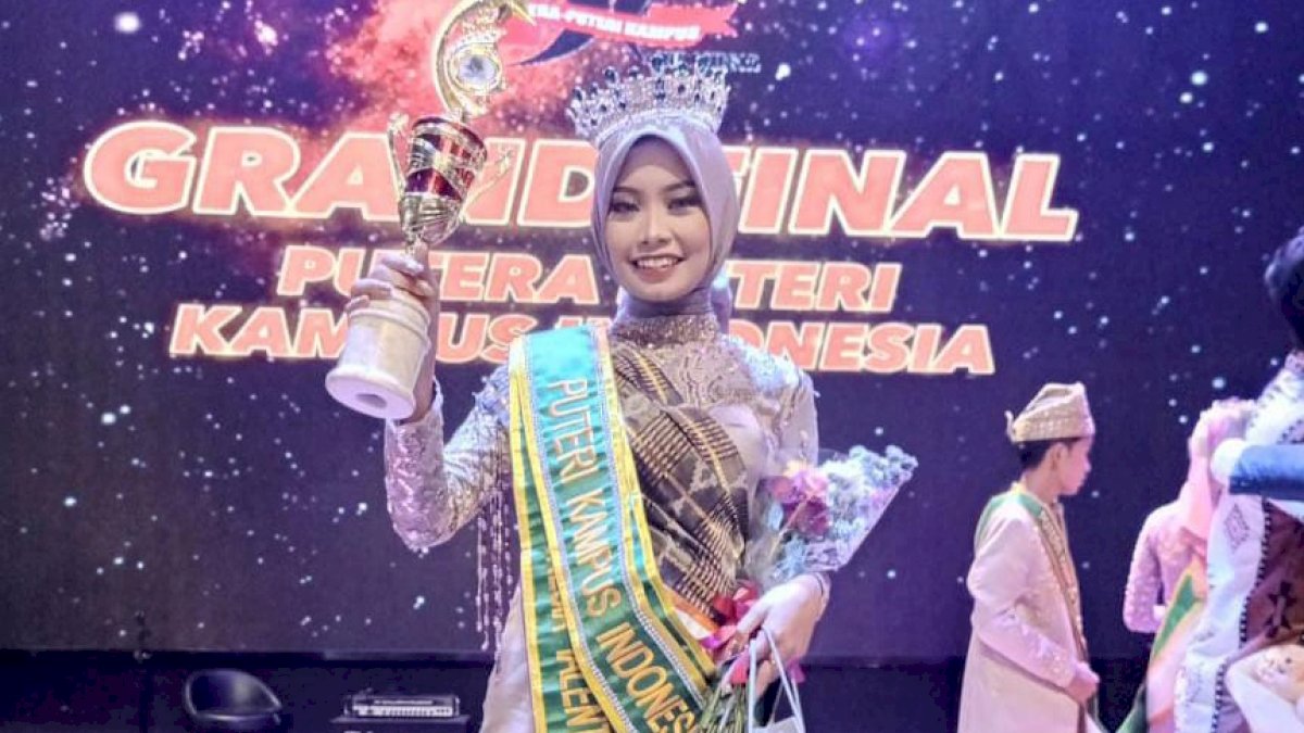 Jadi Wakil Sulsel, Mahasiswi Prodi Kedokteran UIN Makassar Juara Pertama Putri Kampus se-Indonesia