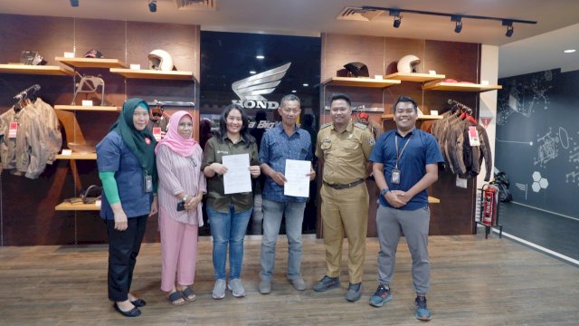 Asmo Sulsel dan Bank Sampah Unik Sipakainga kerja sama pengelolaan sampah (dokumen: istimewa)