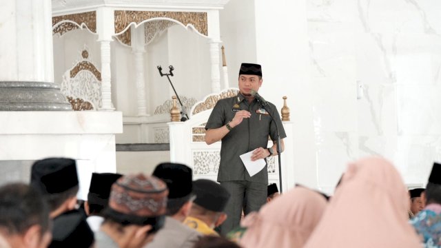 Bupati Gowa Adnan Purichta Ichsan dalam pembukaan STQH (dokumen: istimewa)