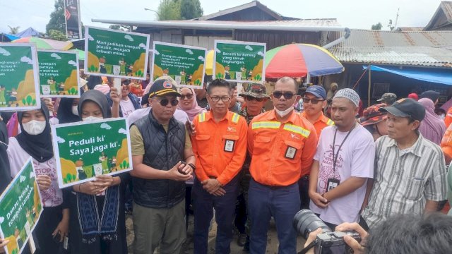 Peringatan Hari Peduli Sampah Nasional oleh PT Vale bersama Komunitas Metamorfosa dan Pemerintah Kabupaten Luwu Timur (dokumen: istimewa)