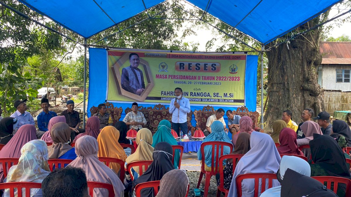 Fahruddin Rangga Serap Aspirasi Warga Dusun Lepa Lepa Gowa