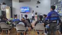 Edukasi Keselamatan Berkendara bLU cRU, PT SJAM Ajak Ratusan Bikers R15 City Explor kota Makassar