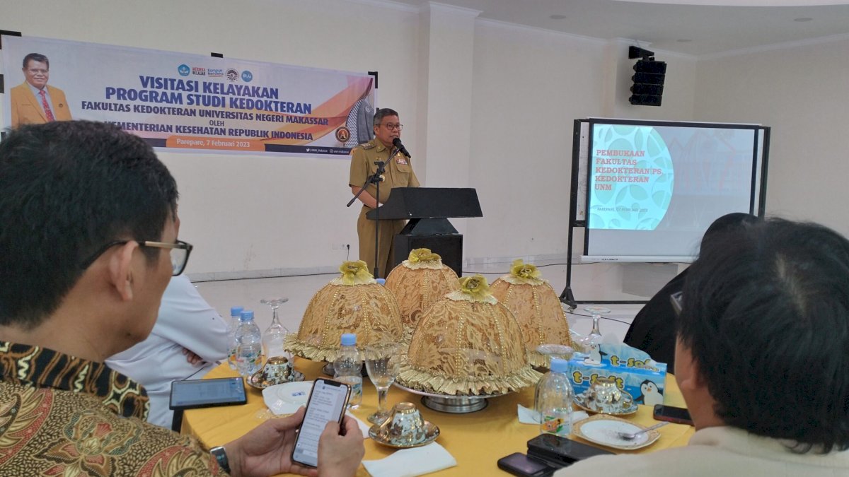 Wali Kota Parepare Apresiasi Visitasi Kelayakan Pembukaan Fakultas Kedokteran UNM