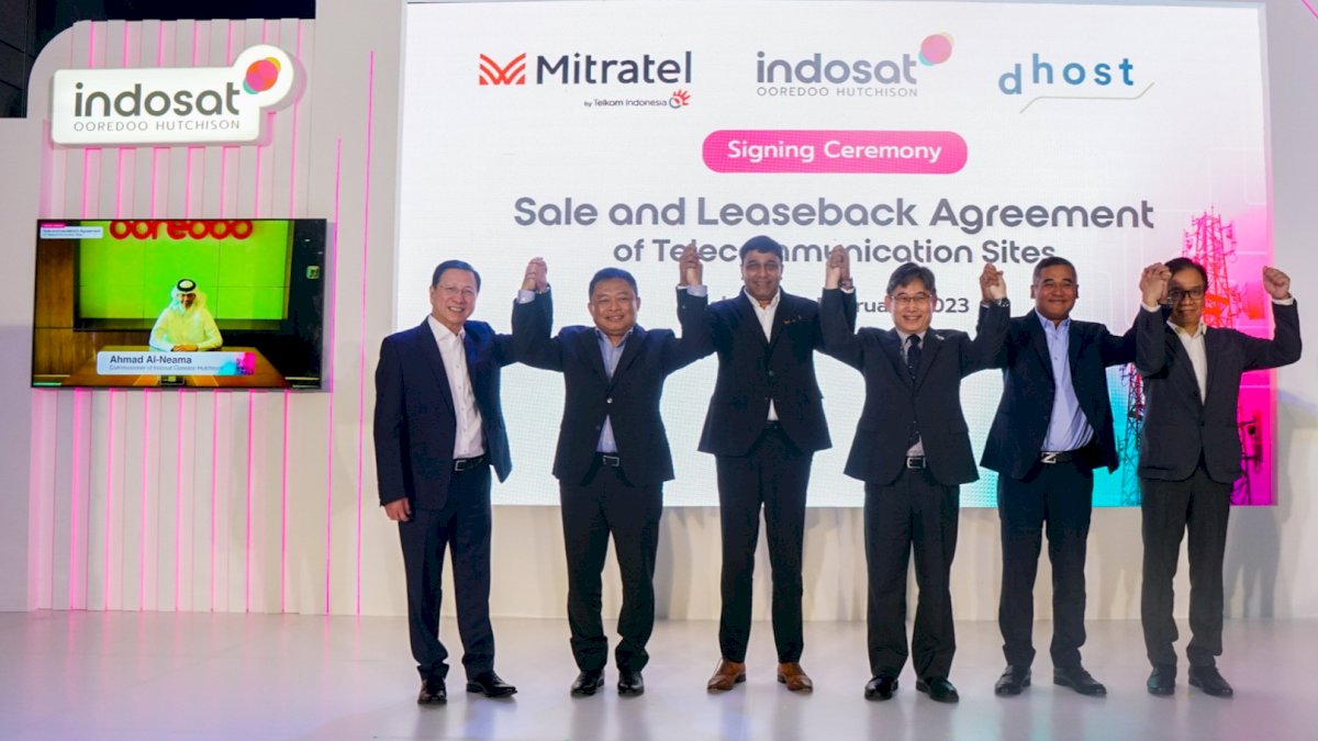 Percepat Ekosistem Digital Indonesia, IOH Tandatangani Perjanjian Penjualan dan Sewa Kembali Menara Telekomunikasi