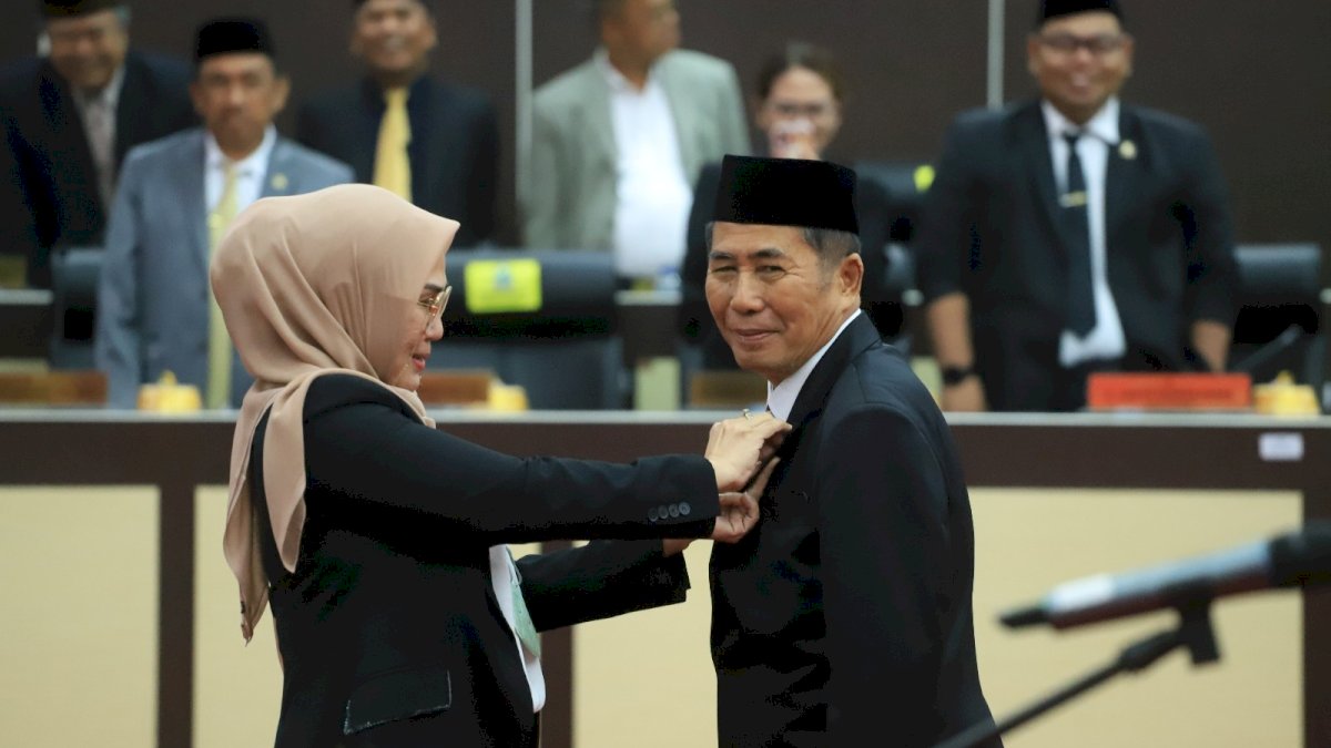 Marthen Rantetondok Sah Jabat Wakil Rakyat DPRD Sulsel