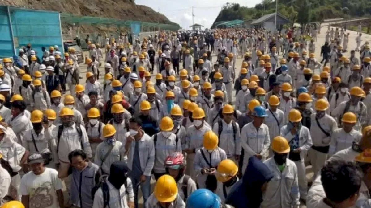 Intimidasi hingga Pemotongan Gaji, Pekerja China Adukan IMIP ke Komnas HAM