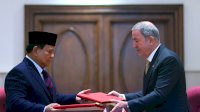 Prabowo Teken Rencana Aksi Kerja Sama Pertahanan RI-Turki