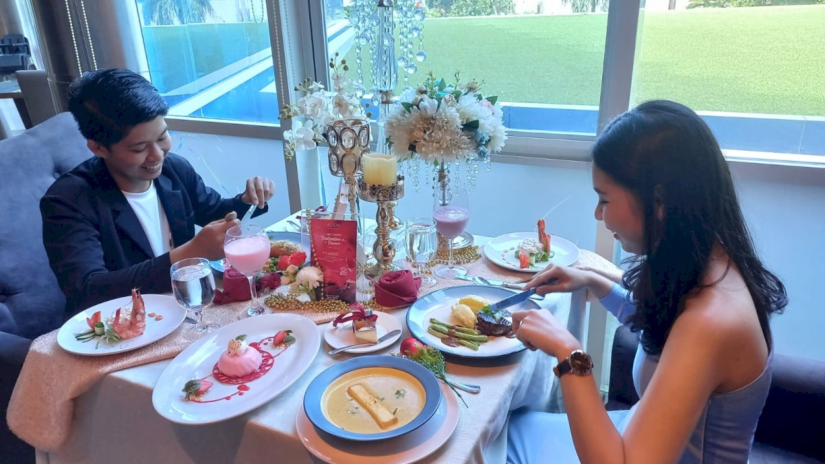 Makan Malam Romantis di ON20 ASTON Makassar, Rp1,5 Juta Termasuk Set Menu dan Dekorasi
