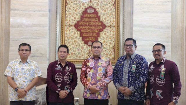 Ketua PA Makassar Muhammad Ridwan temui Wali Kota Makassar Moh Ramdhan Pomanto. (Foto: Ist)