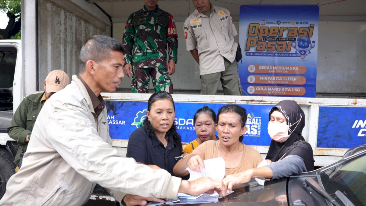 Tekan Laju Inflasi, Disdag Makassar Operasi Pasar Serentak di 5 Lokasi