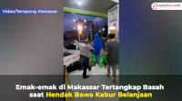 VIDEO: Emak-emak di Makassar Tertangkap Basah saat Hendak Bawa Kabur Belanjaan