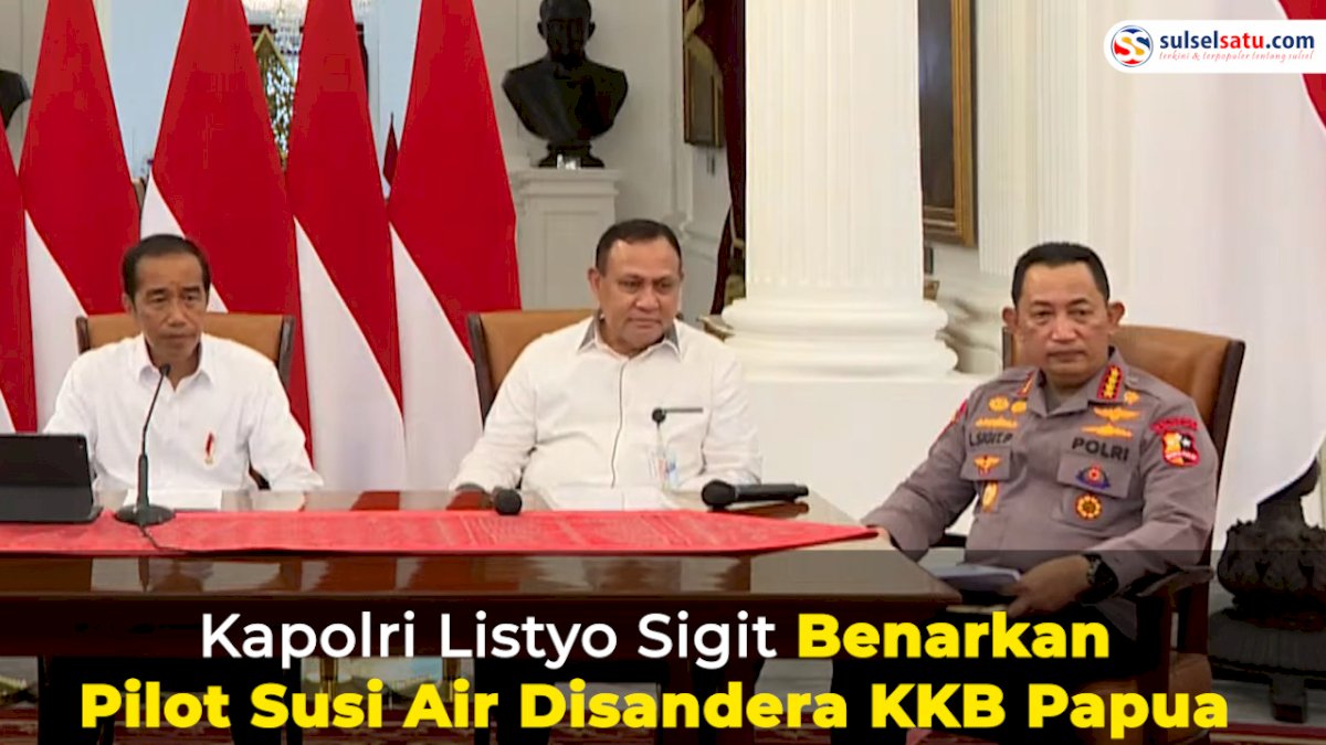 VIDEO: Kapolri Listyo Sigit Benarkan Pilot Susi Air Disandera KKB Papua