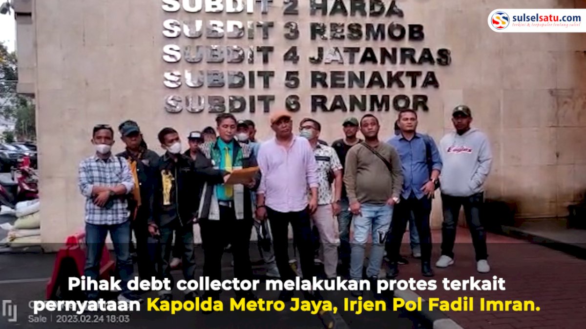 VIDEO:  Debt Collector Protes Pernyataan Kapolda Metro Jaya Terkait Kasus Penarikan Paksa Mobil