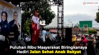 VIDEO: Puluhan Ribu Masyarakat Biringkanaya Hadiri Jalan Sehat Anak Rakyat