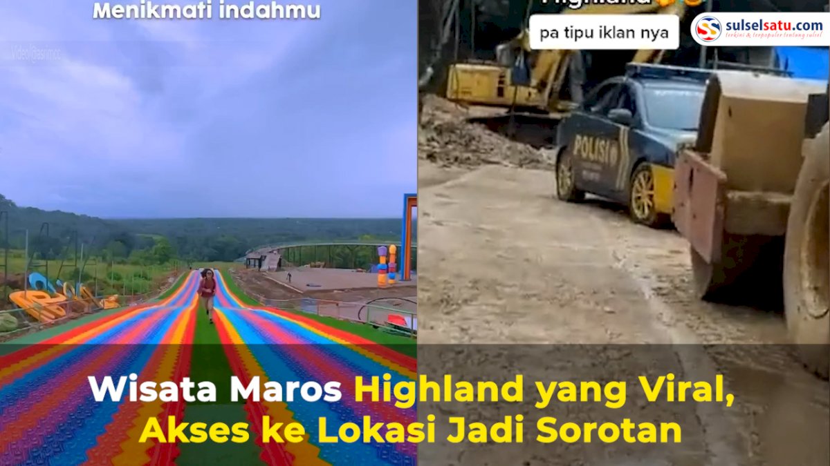 VIDEO: Wisata Maros Highland yang Viral, Akses ke Lokasi Jadi Sorotan