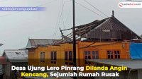 VIDEO: Desa Ujung Lero Pinrang Dilanda Angin Kencang, Sejumlah Rumah Rusak