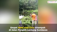 VIDEO: Empat WNA Asal Cina Dirampok di Jalan Pungkit-Lantung Sumbawa