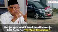 VIDEO: Kunjungan Wakil Presiden di Mamuju, 800 Personel TNI-Polri Diturunkan
