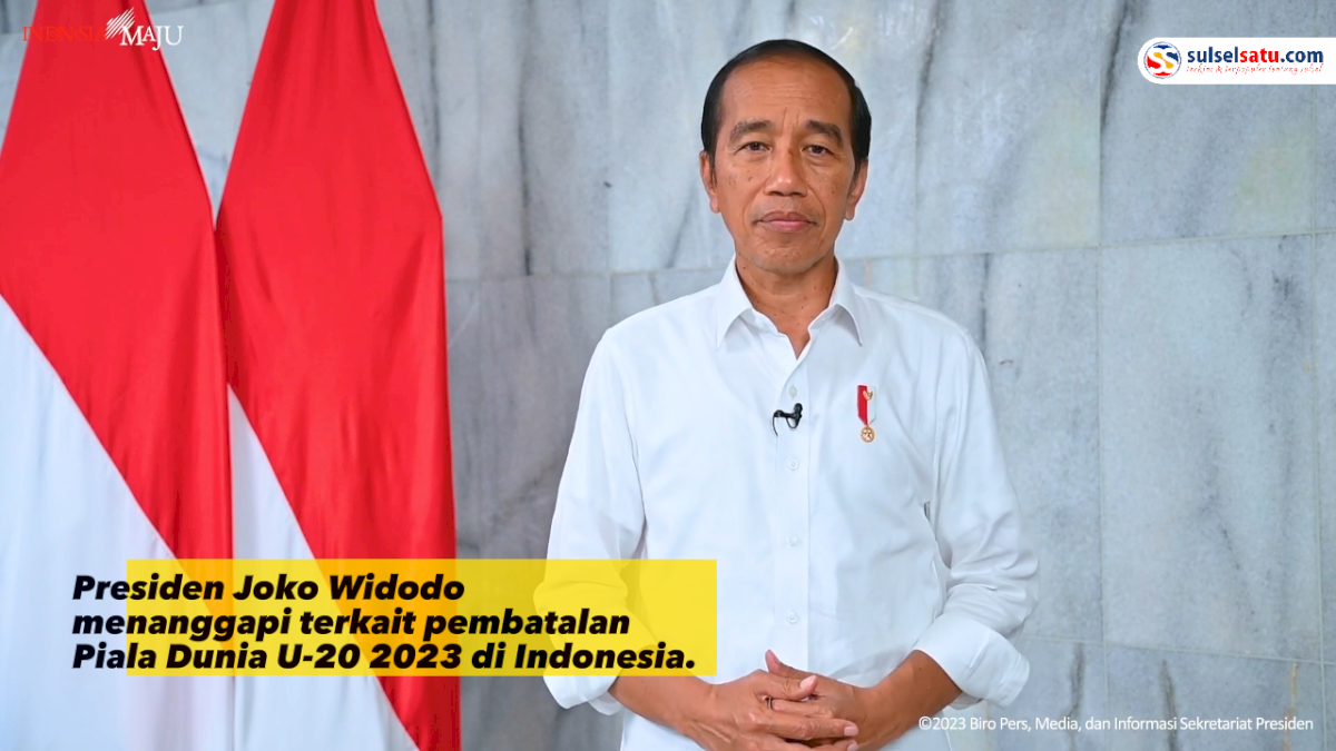 VIDEO: Jokowi Tanggapi Keputusan FIFA terkait Pembatalan Piala Dunia U-20 di Indonesia